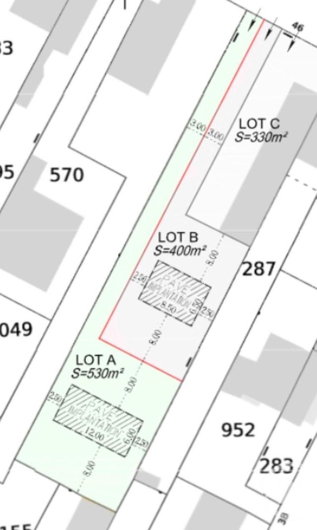 terrain à vendre - 530.0 m2 - SARTROUVILLE - 78 - ILE-DE-FRANCE - Century 21 G.T.I.