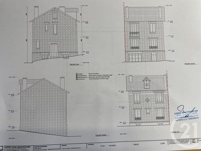 Appartement F3 à vendre - 3 pièces - 69.1 m2 - SARTROUVILLE - 78 - ILE-DE-FRANCE - Century 21 G.T.I.