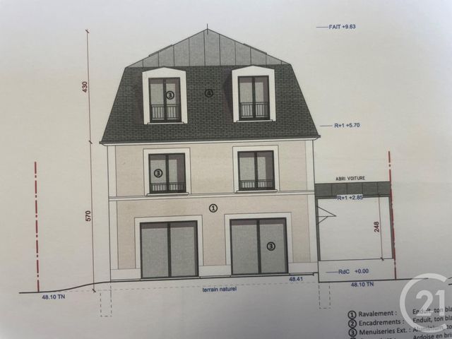 maison à vendre - 5 pièces - 126.5 m2 - SARTROUVILLE - 78 - ILE-DE-FRANCE - Century 21 G.T.I.
